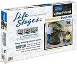 Midwest Metal Life Stage Double Door Black 24in x 18in x 21in