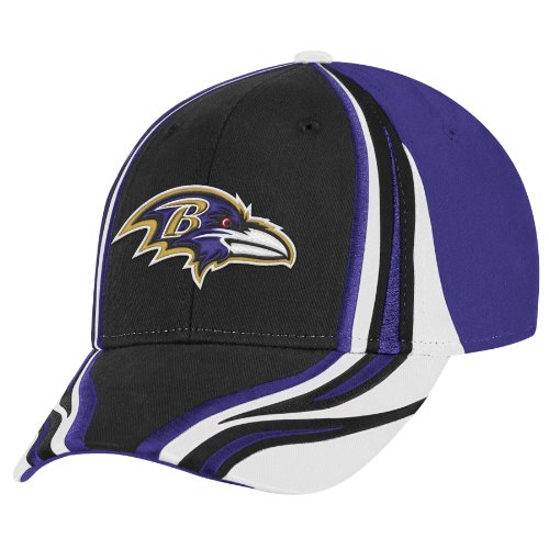 NFL Men's Baltimore Ravens End Zone Structured Flex Hat - Tw88Z (Multi, Large/X-Large)