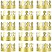 Jovitec 24 Pieces Golden King Crowns Gold Foil Paper Party Crown Hat Cap for Birthday Celebration Baby Shower Photo Props