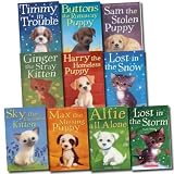 Holly Webb 10 Books Set Pack Puppy and kitten Collection (Timmy in Trouble, Max the Missing Puppy, Sam the Stolen Puppy, Buttons the Runaway Puppy & more)