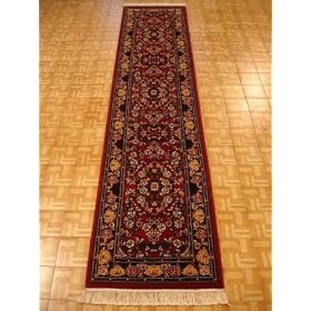 3x10 Red Persian Tabriz Runner Rug by Heritage Unlimited