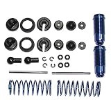 Factory Team Rear Blue Alum Shock Kit: 18-T, 18-MT