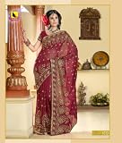 Indian Designer Wedding Saree Bollywood Style Sari