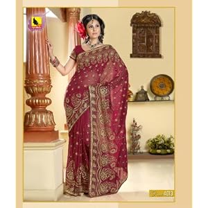 Indian Designer Wedding Saree Bollywood Style Sari