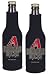 Arizona Diamondbacks Beer Bottle Koozie | Diamondbacks Neoprene Bottle Suit with Zipper - Set of 2