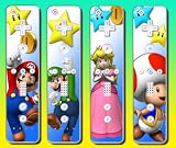 Nintendo Wii Controller 4 pack Skins Set. - Super Mario, Luigi, Mushroom, Princess Skins Decals. Skins for 4 separate wii controllers 4-Pack