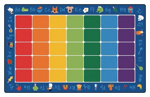 Fun with Phonics Carpet Rectangle 8'4 x 13'4