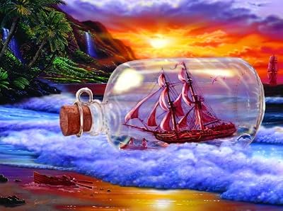 A Ship at Sea 1000pc Jigsaw Puzzle by Steve Sundram