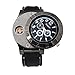 Binmer(TM)Men Windproof Casual Military Quartz Watch USB Cigarette Cigar Flameless Lighter Black