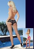 Monaco, Diamond Net Pantyhose With Boyshort Top