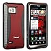 Insten Hybrid Case Compatible with Motorola Droid Bionic XT875, Black TPU / Red Hard