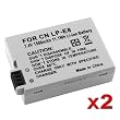 2(x) Replacement Batteries For Canon LP-E8 LPE8 For The Canon Rebel T3i T2i 550D Digital Camera.