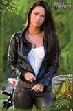 Transformers 2: Revenge Of The Fallen - Movie Poster (Megan Fox Standing In Leather Outfit)