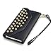 iPhone 6 Case, Terrapin Trendy iPhone 6S Wallet Purse Style Case for iPhone 6 / 6S (Black Studded)