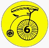 Prisoner - Six (Bicycle Logo) - 1 Button / Pin