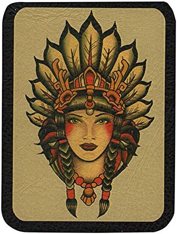 Indian Girl By Lil Chris Leather Patch Princess Tribal Chief