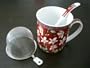 Tea Mug with Strainer - Tea Infuser Cup / R