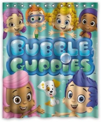 Custom Popular Shower Curtains bubble guppies Shower Curtains 60" x 72"Inch Home Bathroom Fashions Bath Curtain