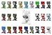 24 U.B. Funkeys Set with Starter Kit Lotus Bones Deuce Twinx Scratch Vroom Xener Boggle