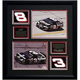 Dale Earnhardt Sr. and Dale Earnhardt Jr. - Daleadega Tribute - Dual Framed 8x10 Photographs and Commemorative Plate