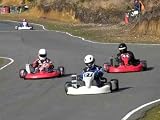 3 Go Karts - 60W x 45H - Peel and Stick Wall Decal by Wallmonkeys