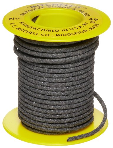 Mitchell Abrasives 49-S Round Abrasive Cord, Silicon Carbide 120 Grit .082
