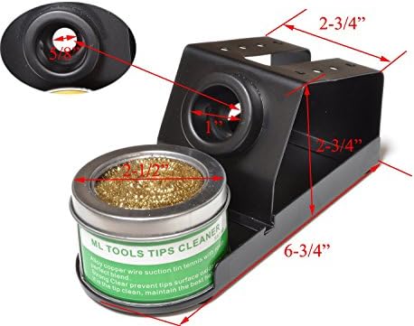 ML Tools Soldering Iron Stand Holder / Tip Cleaner with alloy copper wire ball S8239 - โ New Product - Special Offer! โ