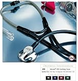 ADC Adscope Stethoscope Platinum Edition-Cardiology-Latex Free-Black