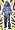 Zombie Complete Child Halloween Costume (8-10)
