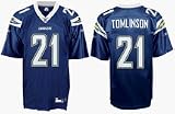 LaDainian Tomlinson San Diego Chargers #21 Replica Reebok NFL Football Jersey - New 2007 Design (Nav