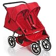 Phil and Ted's Classic Twin Baby Buggy in Red