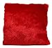 Red Flurry Teddy Bear Pillow Sham