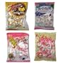 PierMall's Taste of Japan #12 - Japanese Marhsmallow Ensemble (4 Bags) - Mashmallow with Grape, Pudding, Chocolate & Strawberry Cream