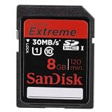 SanDisk 8GB 30MB/s Extreme HD Video SDHC Card Picture