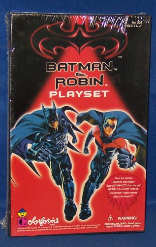  Batman & Robin Colorforms Playset