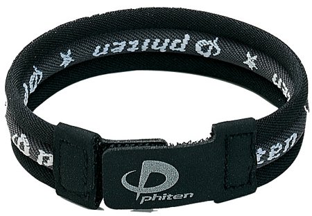 Phiten Titanium Bracelet – Black – 8.25″