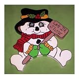 SNOWMAN, WINTER MAILBOX TOPPER HANDMADE - B001G4TS6Q