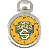 Game Time Mens NBA Seattle Supersonics Pocket Watch #NBA-PW-SEA by Game Time