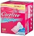 Carefree Body Shape Pantiliners, Medium Protection, Unscented, 120-Count Boxes (Pack of 4)