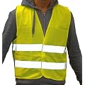 Oramics Warnweste / Sicherheitsweste f�r Erwachsene - Gr��e: XL DINJ EN471 Washbar bis 40� T�V gepr�ft