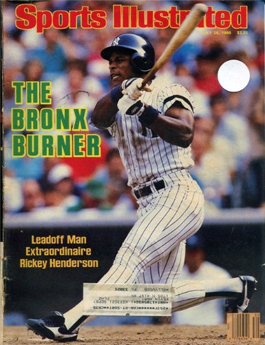 Rickey Henderson Unsigned 1986 Sports Illustrated