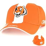 Cincinnati Bengals White Center Panel Flex Fit Baseball Hat