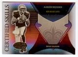 AARON BROOKS 2005 Leaf Certified Materials SKILLS #CS-9 MIRROR Parallel #291 of 500 made New Orleans Saints Football Card