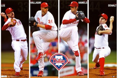 Phillies - Pitchers 11 Wall Poster 22 X 34 5128 Poster Print, 34x22