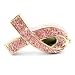 Objet D'Art Release #178 "The Cure" Breast Cancer Awareness Month Handmade Jeweled Enamel Metal Trinket Box_s-1