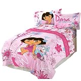 Dora the Explorer Playful Garden Twin Comforter