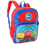 Chuggington "Lets Ride The Rails!" 16" with Wilson, Koko & Brewster Backpack