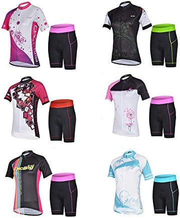 Women / Ladies Short Sleeve Cycling Jersey Pant Summer