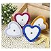 Set of 4 Smart Control Sensor LED Night Light with Dusk to Dawn Sensor for Kid's Baby Room, Bedside,corridor,indoor, Bedroom,Wall and Christmas, Festivals (Heart shape)