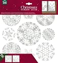 Home Decor Line, Snow Flakes Window Stickers